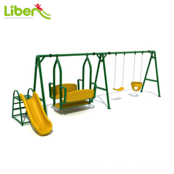 High Quality Preschool Children Outdoor Metal Swing Set